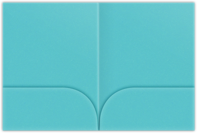 Blue Raspberry Vellum 100lb 9 x 12 Two Pocket Folders with 4 Inch Curved Pockets