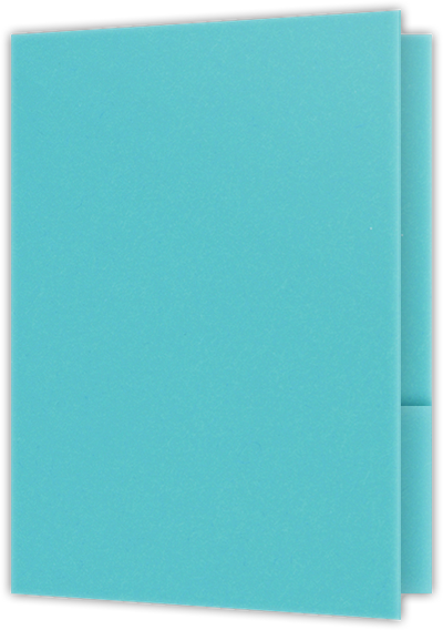 Blue Raspberry Vellum 100lb 9 x 12 Two Pocket Folders with 4 Inch Curved Pockets