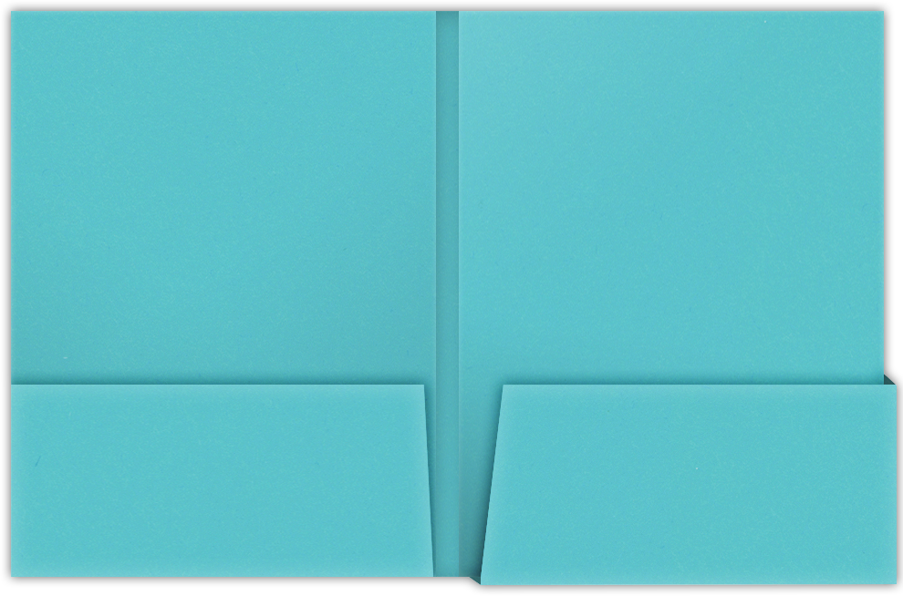 Blue Raspberry Vellum 100lb 9 x 12 Two Pocket Folders with 4 1/4 Inch Deep Box Pockets and 1/4 Inch Expansion with Double Score Spine