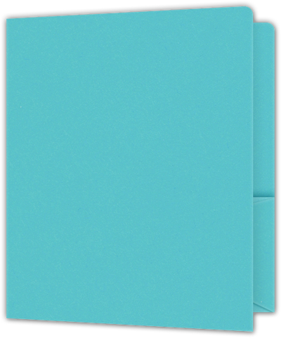Blue Raspberry Vellum 100lb 9 x 12 Two Pocket Round Corner Folders with 4 1/4 Inch Pocket