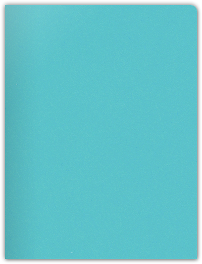Blue Raspberry Vellum 100lb 9 x 12 Two Pocket Round Corner Folders with 4 1/4 Inch Pocket