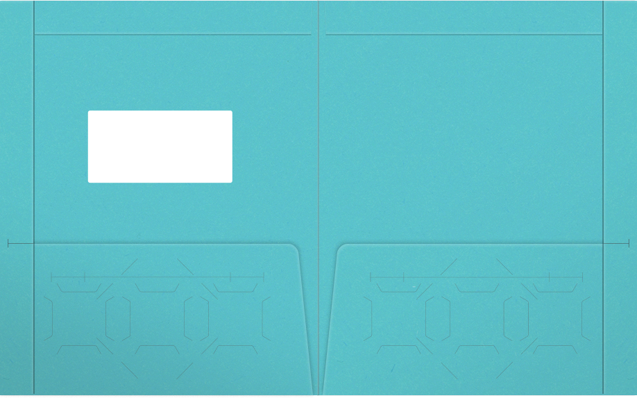 Blue Raspberry Vellum 100lb 9 1/2 x 11 3/4 Two Pocket Folders with 4 1/2 Inch Pockets and 1 Inch Reinforced Top and Edges
