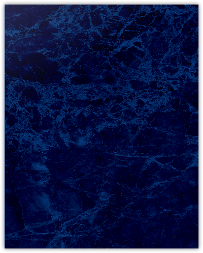 Blue Semi-Gloss 14pt C1S 9 x 12 Two Pocket Folders with 4 1/4 Inch Deep Box Pockets and 1/4 Inch Expansion with Double Score Spine