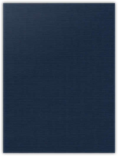 Dark Blue Linen 100lb 9 x 12 Two Pocket Folders with 4 Inch Pockets
