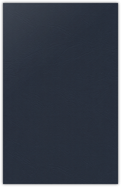 Deep Blue Cordwain 90lb 9 1/2 x 14 1/2 Two Pocket Legal Folders with 4 1/2 Inch Pockets