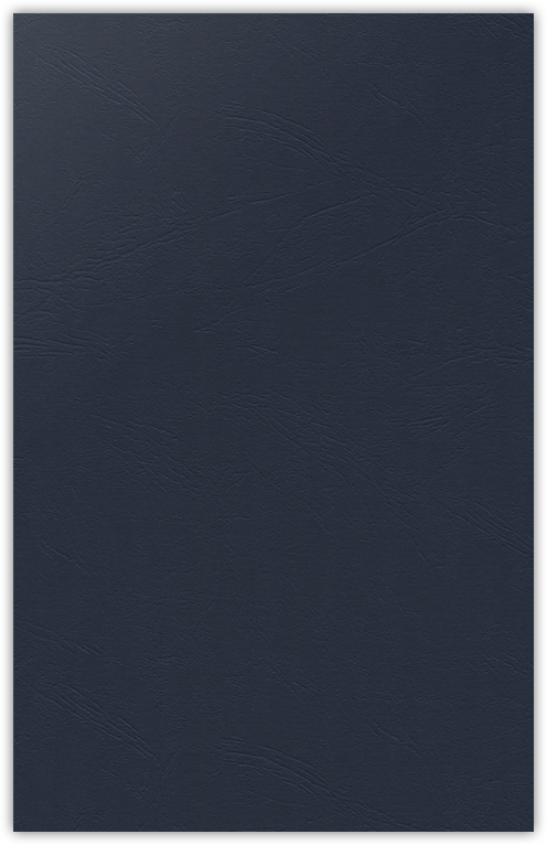 Deep Blue Cordwain 90lb 9 1/2 x 14 1/2 Two Pocket Legal Folders with 4 1/2 Inch Pockets