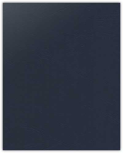 Deep Blue Cordwain 90lb 9 x 12 Two Pocket Folders with 4 1/4 Inch Deep Box Pockets and 1/4 Inch Expansion with Double Score Spine