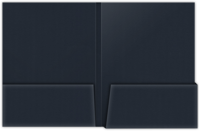 Deep Blue Hopsack 90lb 9 x 12 Two Pocket Folders with 4 1/4 Inch Deep Box Pockets and 1/4 Inch Expansion with Double Score Spine