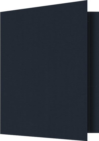 Deep Blue Hopsack 90lb 9 1/2 x 11 3/4 Two Pocket Folders with 4 1/2 Inch Pockets and 1 Inch Reinforced Top and Edges