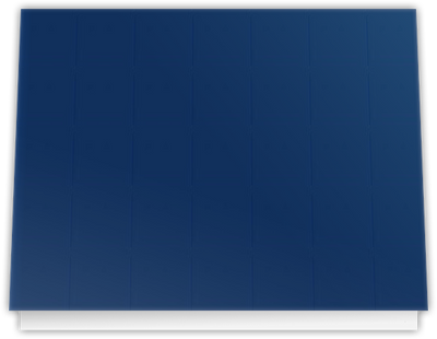 Navy Semi-Gloss 14pt C1S 9 1/2 x 12 Landscape or Portrait Certificate Holders with Square Corner Slits (Holds 8 1/2 x 11 Certificate)