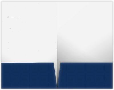 Navy Semi-Gloss 14pt C1S 9 1/2 x 14 1/2 Two Pocket Legal Folders with 4 1/2 Inch Pockets
