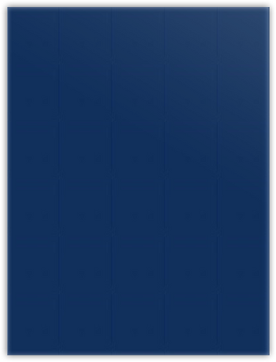 Navy Semi-Gloss 14pt C1S 9 x 12 Two Pocket Folders with 4 Inch Curved Pockets
