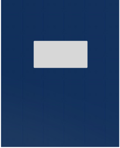 Navy Semi-Gloss 14pt C1S 9 1/2 x 11 3/4 Two Pocket Folders with 4 1/2 Inch Pockets and 1 Inch Reinforced Top and Edges