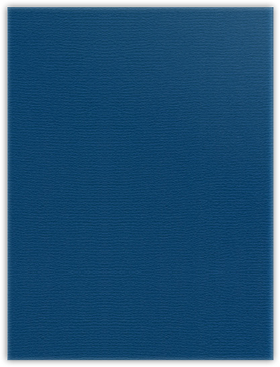 Royal Blue Felt 80lb 9 x 12 Two Pocket Folders with 4 Inch Curved Pockets
