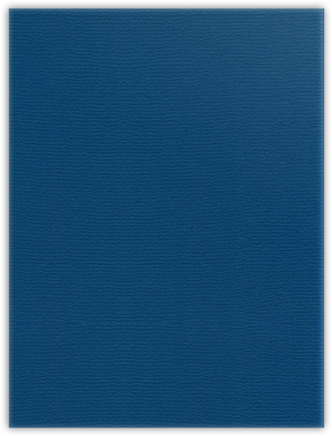 Royal Blue Felt 80lb 9 x 12 Two Pocket Folders with 4 Inch Curved Pockets