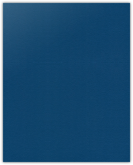 Royal Blue Felt 80lb 9 x 12 Two Pocket Folders with 4 1/4 Inch Deep Box Pockets and 1/4 Inch Expansion with Double Score Spine