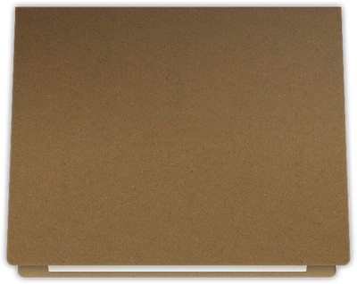 Brown Paper Bag Smooth 90lb 9 1/2 x 12 Landscape or Portrait Certificate Holders with Rounded Corner Slits