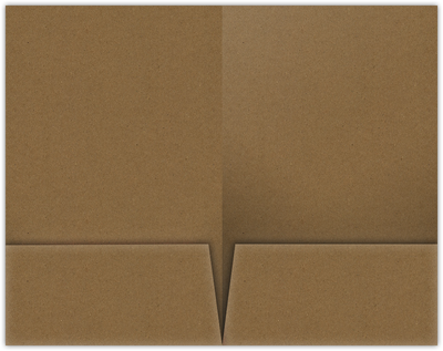 Brown Paper Bag Smooth 90lb 9 1/2 x 14 1/2 Two Pocket Legal Folders with 4 1/2 Inch Pockets