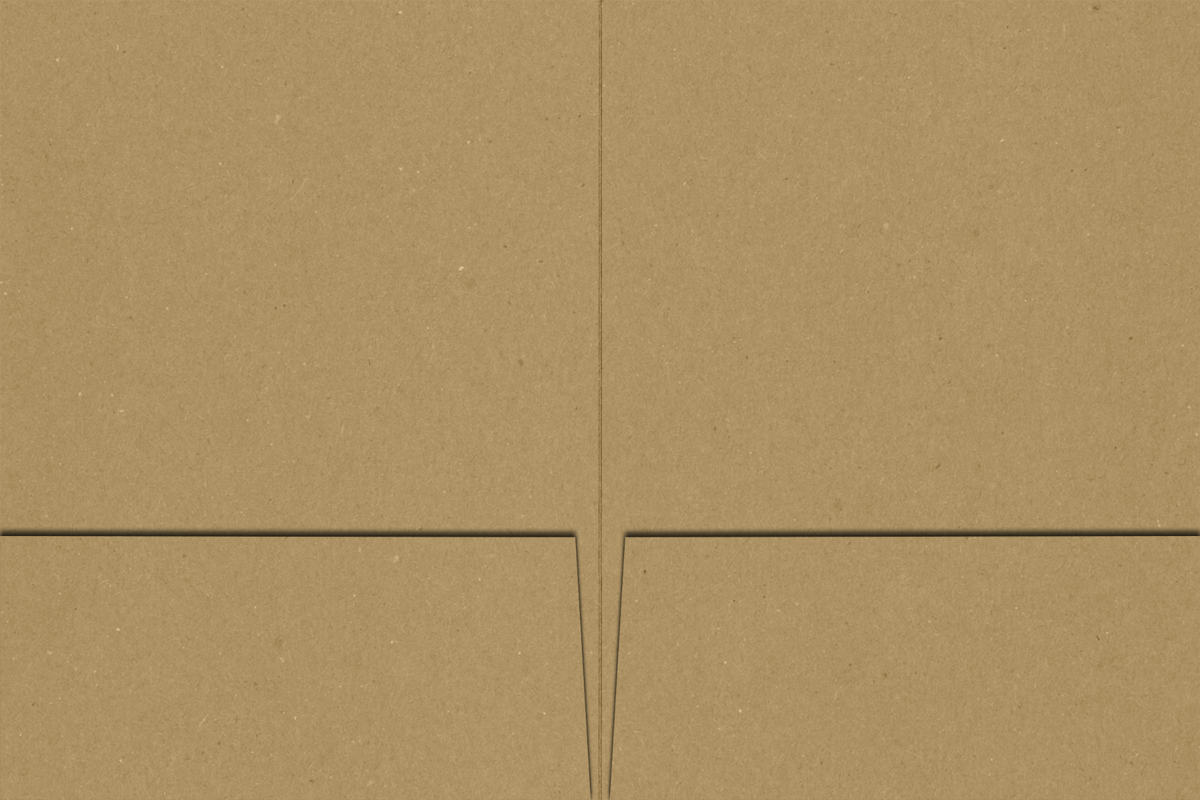Brown Paper Bag Smooth 90lb 6 x 9 Two Pocket Half Size Folders with 3 Inch Pockets
