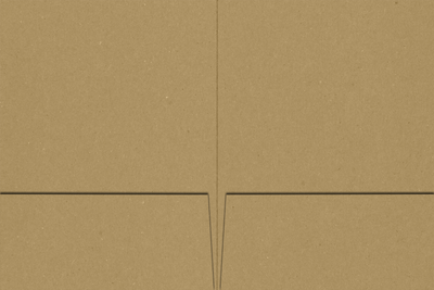 Brown Paper Bag Smooth 90lb 6 x 9 Two Pocket Half Size Folders with 3 Inch Pockets