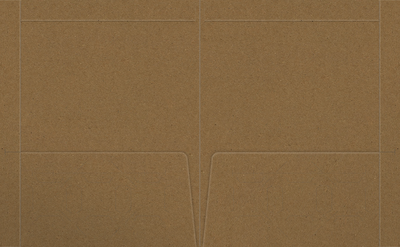 Brown Paper Bag Smooth 90lb 9 1/2 x 11 3/4 Two Pocket Folders with 4 1/2 Inch Pockets and 1 Inch Reinforced Top and Edges