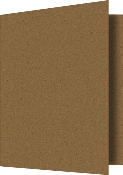 Brown Paper Bag Smooth 90lb 9 1/2 x 11 3/4 Two Pocket Folders with 4 1/2 Inch Pockets and 1 Inch Reinforced Top and Edges