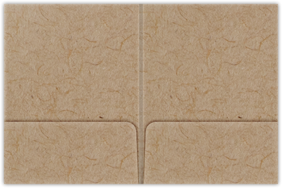Desert Storm Smooth 80lb 9 x 12 Two Pocket Folders with 4 Inch Round Corner Pockets and 1/4 Inch Expansion with Double Score Spine