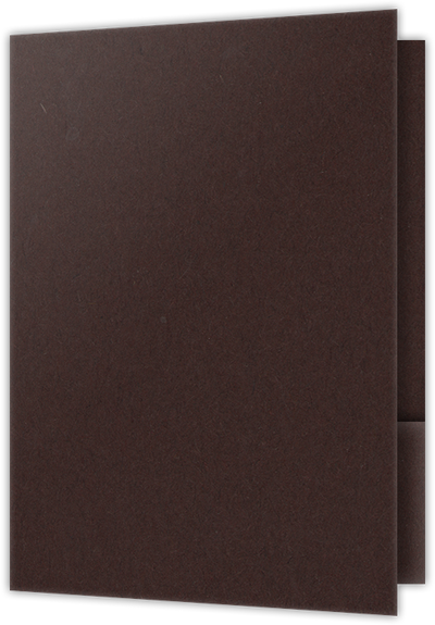 Hot Fudge Vellum 100lb 9 1/2 x 14 1/2 Two Pocket Legal Folders with 4 1/2 Inch Pockets