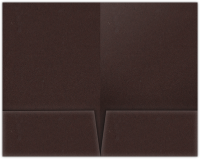 Hot Fudge Vellum 100lb 9 1/2 x 14 1/2 Two Pocket Legal Folders with 4 1/2 Inch Pockets