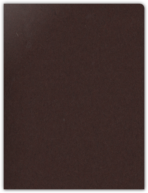 Hot Fudge Vellum 100lb 9 x 12 Two Pocket Round Corner Folders with 4 1/4 Inch Pocket