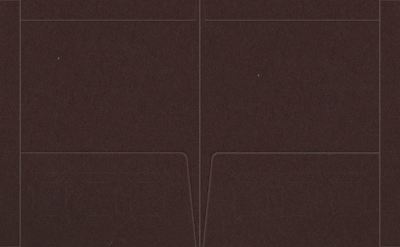 Hot Fudge Vellum 100lb 9 1/2 x 11 3/4 Two Pocket Folders with 4 1/2 Inch Pockets and 1 Inch Reinforced Top and Edges
