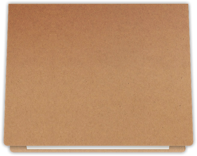 Jute Vellum 80lb 9 1/2 x 12 Landscape or Portrait Certificate Holders with Rounded Corner Slits