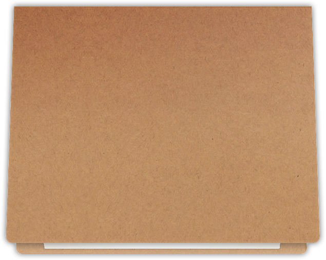 Jute Vellum 80lb 9 1/2 x 12 Landscape or Portrait Certificate Holders with Rounded Corner Slits