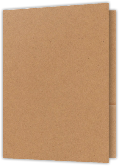 Jute Vellum 80lb 9 x 12 Two Pocket Folders with 4 Inch Pockets