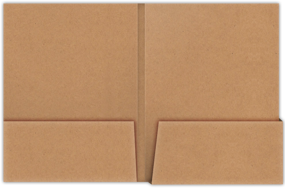 Jute Vellum 80lb 9 x 12 Two Pocket Folders with 4 1/4 Inch Deep Box Pockets and 1/4 Inch Expansion with Double Score Spine