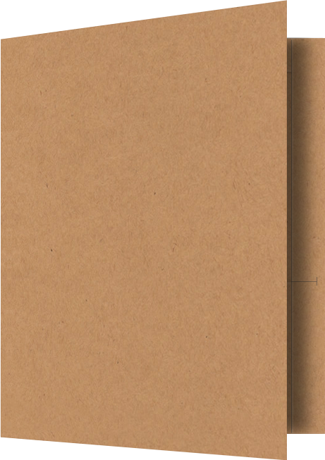 Jute Vellum 80lb 9 1/2 x 11 3/4 Two Pocket Folders with 4 1/2 Inch Pockets and 1 Inch Reinforced Top and Edges