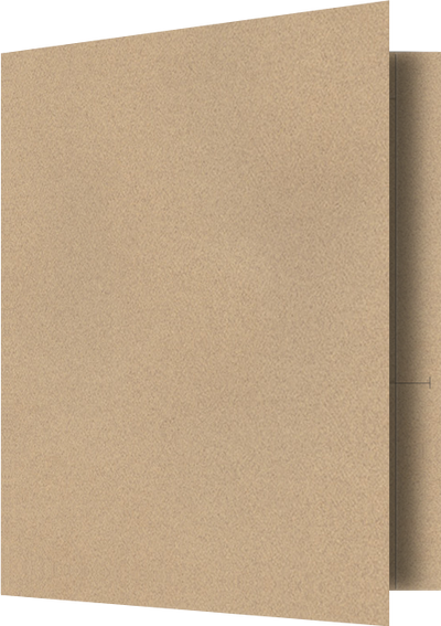 Sandstone Felt 80lb 9 1/2 x 11 3/4 Two Pocket Folders with 4 1/2 Inch Pockets and 1 Inch Reinforced Top and Edges