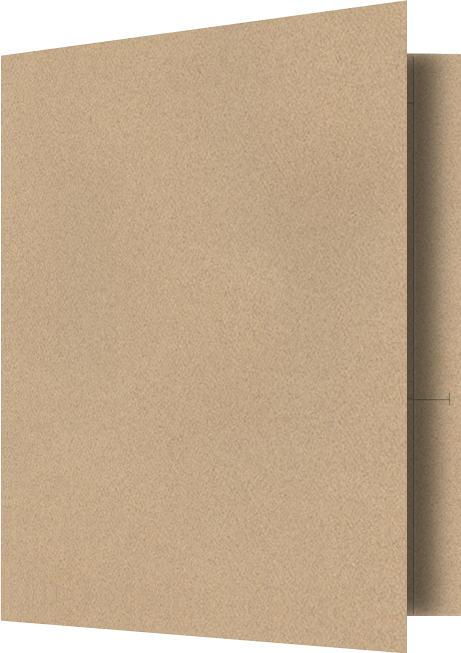 Sandstone Felt 80lb 9 1/2 x 11 3/4 Two Pocket Folders with 4 1/2 Inch Pockets and 1 Inch Reinforced Top and Edges
