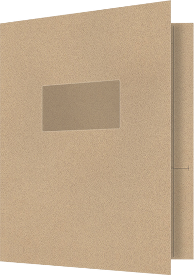 Sandstone Felt 80lb 9 1/2 x 11 3/4 Two Pocket Folders with 4 1/2 Inch Pockets and 1 Inch Reinforced Top and Edges
