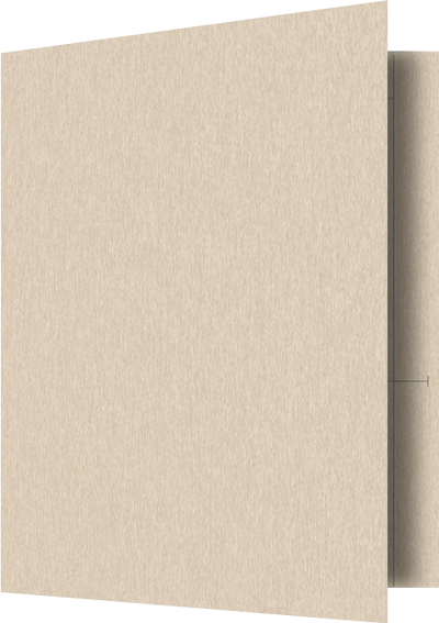 Sandstone Smooth 80lb 9 1/2 x 11 3/4 Two Pocket Folders with 4 1/2 Inch Pockets and 1 Inch Reinforced Top and Edges