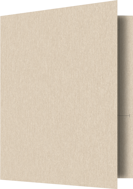 Sandstone Smooth 80lb 9 1/2 x 11 3/4 Two Pocket Folders with 4 1/2 Inch Pockets and 1 Inch Reinforced Top and Edges