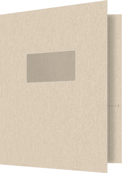 Sandstone Smooth 80lb 9 1/2 x 11 3/4 Two Pocket Folders with 4 1/2 Inch Pockets and 1 Inch Reinforced Top and Edges