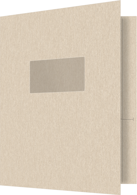 Sandstone Smooth 80lb 9 1/2 x 11 3/4 Two Pocket Folders with 4 1/2 Inch Pockets and 1 Inch Reinforced Top and Edges