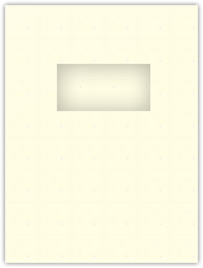 Vanilla Vellum 80lb 9 x 12 Two Pocket Folders with 4 Inch Pockets and 2 x 4 Window