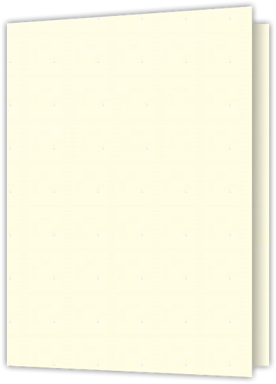 Vanilla Vellum 80lb 9 x 12 Two Pocket Folders with 4 Inch Pockets