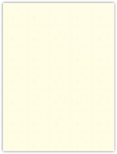 Vanilla Vellum 80lb 9 x 12 Two Pocket Folders with 4 Inch Curved Pockets