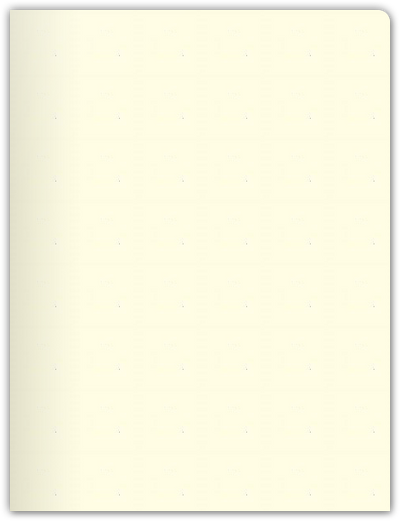 Vanilla Vellum 80lb 9 x 12 Two Pocket Round Corner Folders with 4 1/4 Inch Pocket