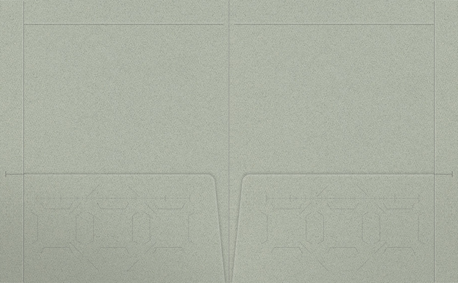Granite Felt 80lb 9 1/2 x 11 3/4 Two Pocket Folders with 4 1/2 Inch Pockets and 1 Inch Reinforced Top and Edges