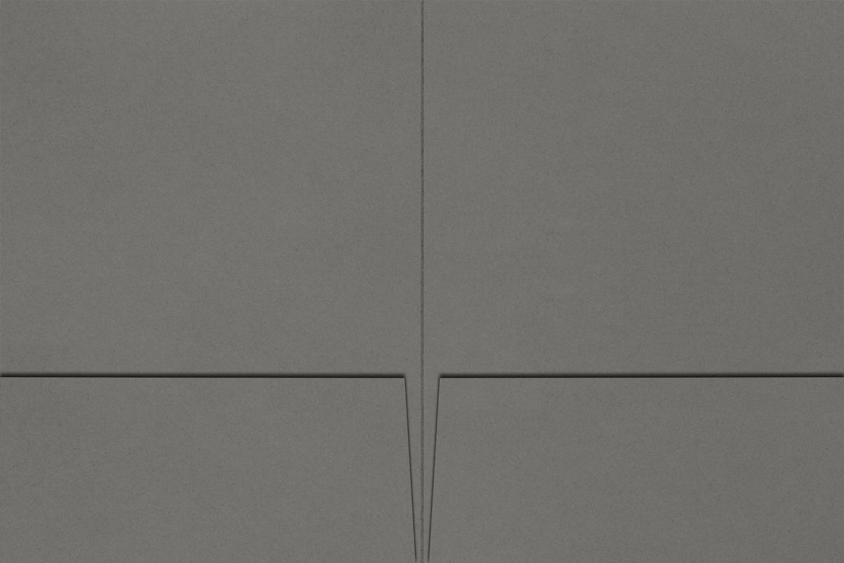 Smoke Gray Wove 100lb 6 x 9 Two Pocket Folders with 3 Inch Pockets