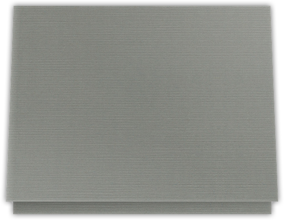 Sterling Gray Linen 100lb 9 1/2 x 12 Landscape or Portrait Certificate Holders with Square Corner Slits (Holds 8 1/2 x 11 Certificate)